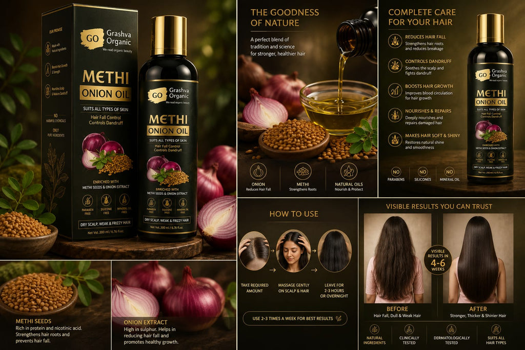 Methi Hair Oil 100ml /Natural Methi Oil/Herbal Hair Growth Oil/Methi Oil for Hair Growth /Methi Infused Oil Nourishing Hair Oil /Methi Oil Benefits Anti-Hair Fall Oil/Methi Oil for Dandruff/ Health/Ayurvedic Methi Hair Oil
