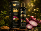 Methi Hair Oil 100ml /Natural Methi Oil/Herbal Hair Growth Oil/Methi Oil for Hair Growth /Methi Infused Oil Nourishing Hair Oil /Methi Oil Benefits Anti-Hair Fall Oil/Methi Oil for Dandruff/ Health/Ayurvedic Methi Hair Oil